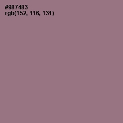 #987483 - Mountbatten Pink Color Image