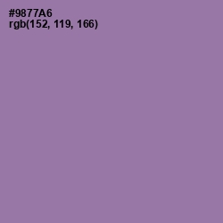#9877A6 - Purple Mountain's Majesty Color Image