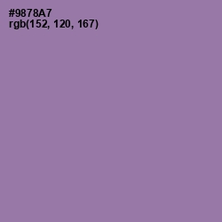 #9878A7 - Purple Mountain's Majesty Color Image