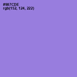 #987CDE - Medium Purple Color Image