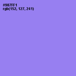 #987FF1 - Medium Purple Color Image