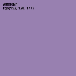 #9880B1 - Manatee Color Image