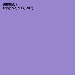 #9885CF - Blue Bell Color Image