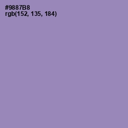 #9887B8 - Manatee Color Image