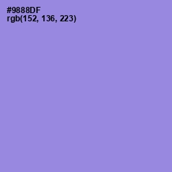 #9888DF - Chetwode Blue Color Image