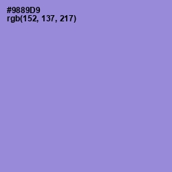 #9889D9 - Chetwode Blue Color Image