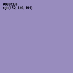 #988CBF - Bali Hai Color Image