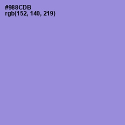 #988CDB - Blue Bell Color Image