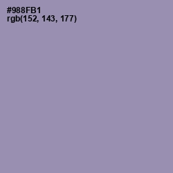 #988FB1 - Manatee Color Image