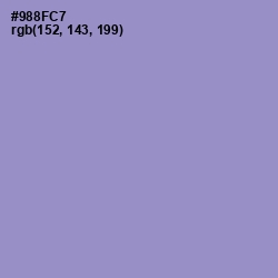 #988FC7 - Blue Bell Color Image