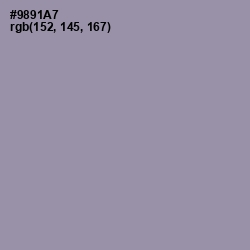 #9891A7 - Manatee Color Image