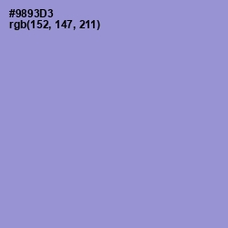 #9893D3 - Blue Bell Color Image