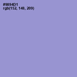 #9894D1 - Blue Bell Color Image