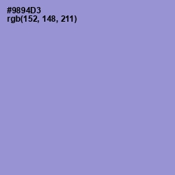 #9894D3 - Blue Bell Color Image