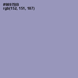 #9897BB - Bali Hai Color Image