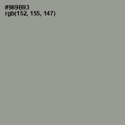 #989B93 - Mountain Mist Color Image