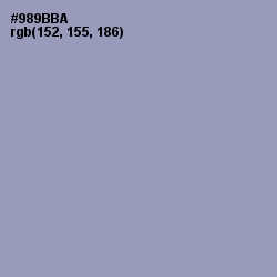 #989BBA - Bali Hai Color Image