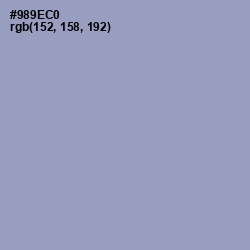 #989EC0 - Blue Bell Color Image