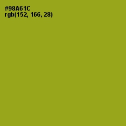 #98A61C - Citron Color Image