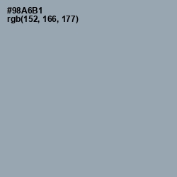 #98A6B1 - Santas Gray Color Image