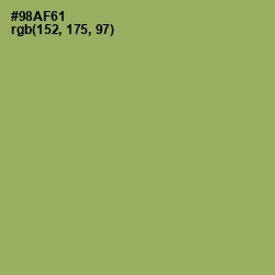 #98AF61 - Olivine Color Image