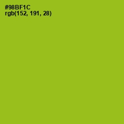 #98BF1C - Citron Color Image
