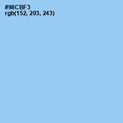 #98CBF3 - Cornflower Color Image