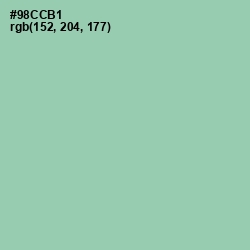 #98CCB1 - Shadow Green Color Image