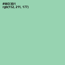 #98D3B1 - Algae Green Color Image