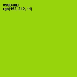 #98D40B - Pistachio Color Image