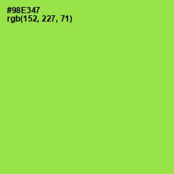 #98E347 - Conifer Color Image