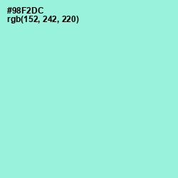 #98F2DC - Riptide Color Image