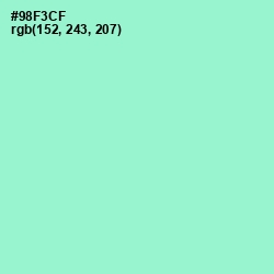 #98F3CF - Riptide Color Image