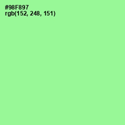 #98F897 - Mint Green Color Image