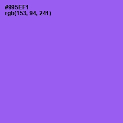 #995EF1 - Medium Purple Color Image