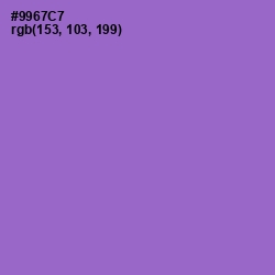 #9967C7 - Amethyst Color Image