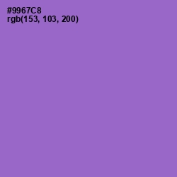 #9967C8 - Amethyst Color Image