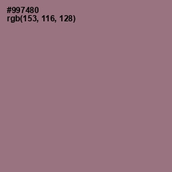 #997480 - Mountbatten Pink Color Image