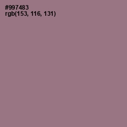 #997483 - Mountbatten Pink Color Image