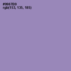 #9987B9 - Manatee Color Image