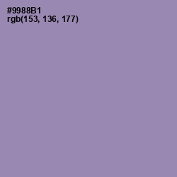 #9988B1 - Manatee Color Image