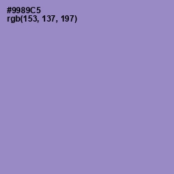 #9989C5 - Blue Bell Color Image