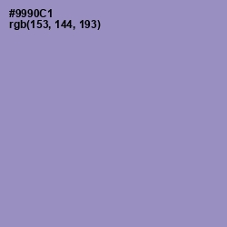 #9990C1 - Blue Bell Color Image