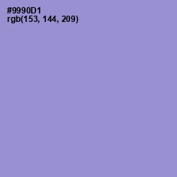 #9990D1 - Blue Bell Color Image