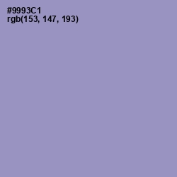 #9993C1 - Blue Bell Color Image