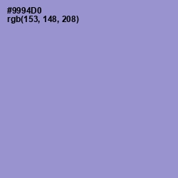 #9994D0 - Blue Bell Color Image