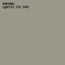 #99998C - Lemon Grass Color Image