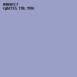 #999FC7 - Blue Bell Color Image