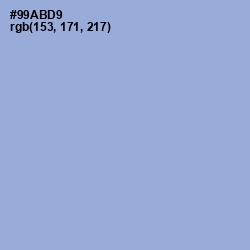 #99ABD9 - Rock Blue Color Image