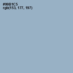 #99B1C5 - Rock Blue Color Image